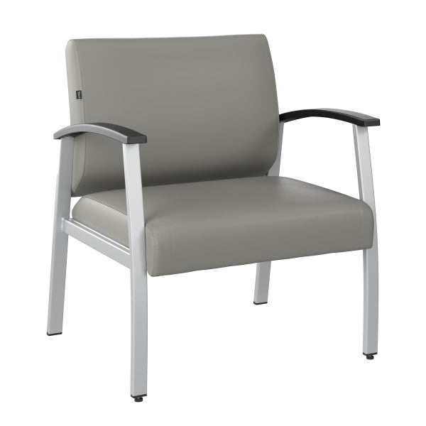 Shop Bush Furniture for you Arrive Bariatric Waiting Room Guest Chair with Arms 02 CH3902GVL-03  color light gray vinyl