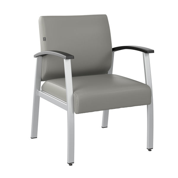 Shop Bush Furniture for you Arrive Waiting Room Guest Chair with Arms 02 CH3901GVL-03  color light gray vinyl