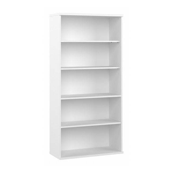 Shop Bush Furniture for you Easy Office 5 Shelf Bookcase 02 EO105WH  color white