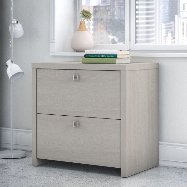 Shop Bush Furniture for you Echo 2 Drawer Lateral File Cabinet 01 KI60202-03  color gray sand