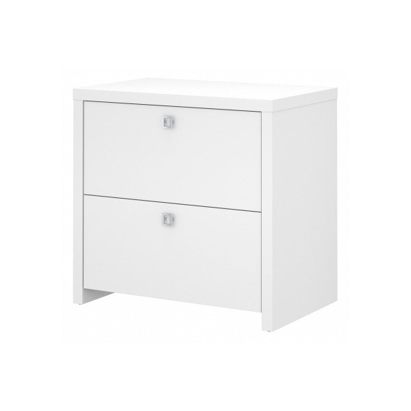 Shop Bush Furniture for you Echo 2 Drawer Lateral File Cabinet 02 KI60102-03  color pure white