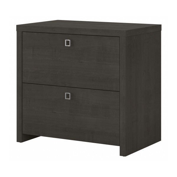 Shop Bush Furniture for you Echo 2 Drawer Lateral File Cabinet 02 KI60302-03  color charcoal maple