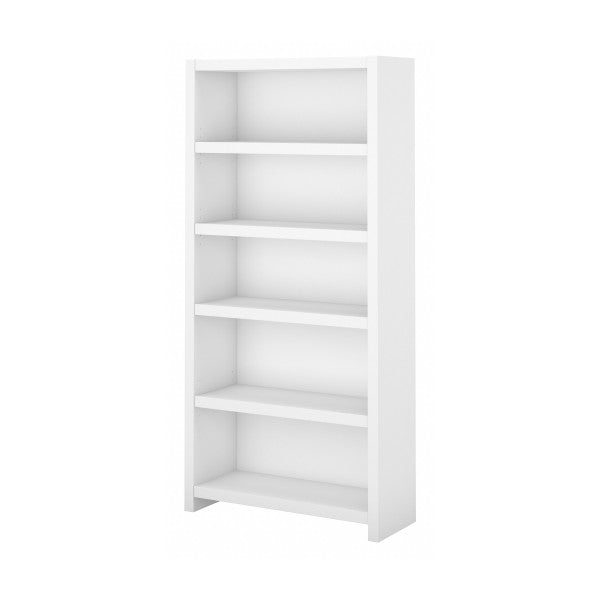 Shop Bush Furniture for you Echo 5 Shelf Bookcase 02 KI60104-03  color pure white