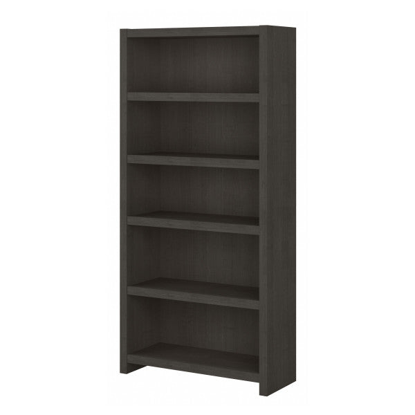 Shop Bush Furniture for you Echo 5 Shelf Bookcase 02 KI60304-03  color charcoal maple