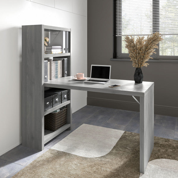 Shop Bush Furniture for you Echo 56W Bookcase Desk 01 KI60407-03  color modern gray