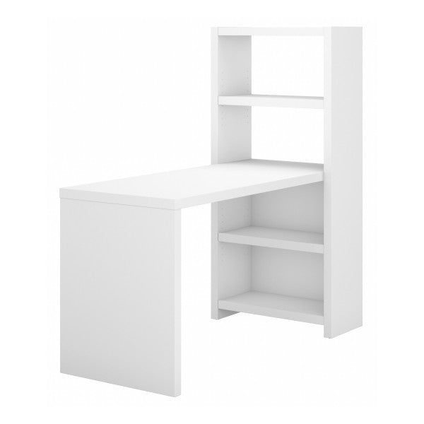 Shop Bush Furniture for you Echo 56W Bookcase Desk 02 KI60107-03  color pure white