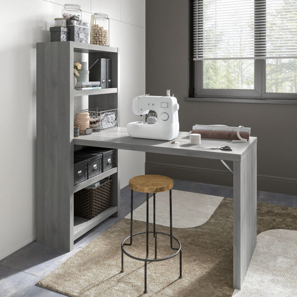 Shop Bush Furniture for you Echo 56W Craft Table 01 ECH023MG  color modern gray