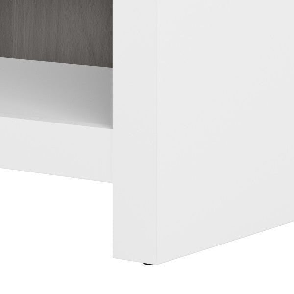 Shop Bush Furniture for you Echo 56W Craft Table 08 ECH023WHMG  color pure white modern gray