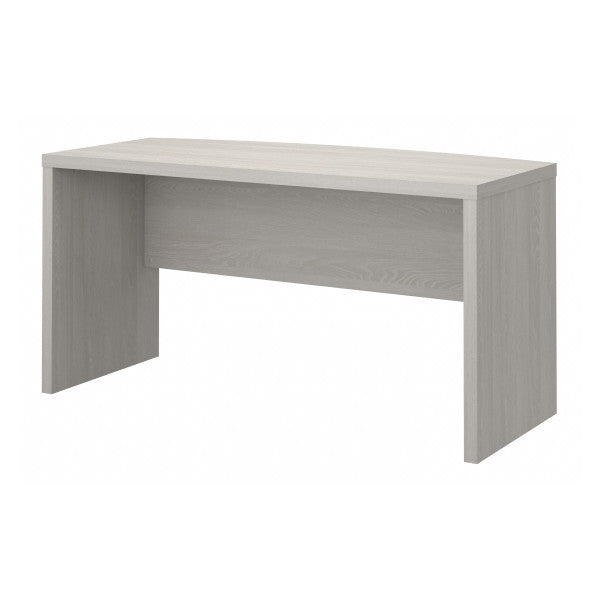 Shop Bush Furniture for you Echo 60W Bow Front Desk 02 KI60205-03  color gray sand