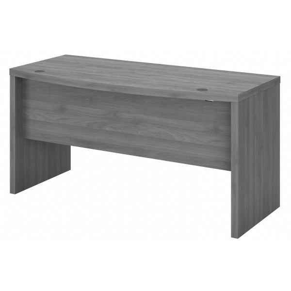 Shop Bush Furniture for you Echo 60W Bow Front Desk 02 KI60405-03  color modern gray