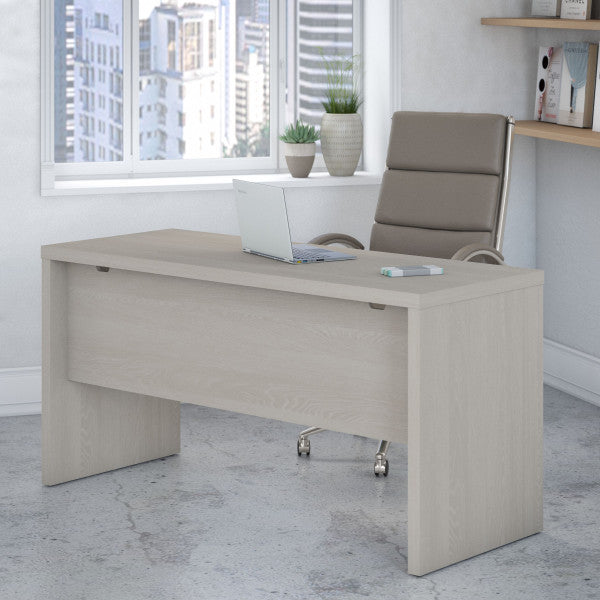 Shop Bush Furniture for you Echo 60W Credenza Desk 01 KI60206-03  color gray sand