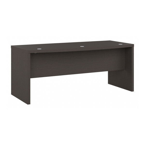 Shop Bush Furniture for you Echo 72W Bow Front Desk 02 KI60309-03  color charcoal maple