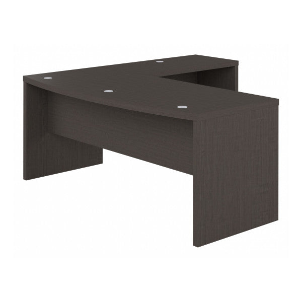 Shop Bush Furniture for you Echo 72W Bow Front L Shaped Desk 02 ECH053CM  color charcoal maple