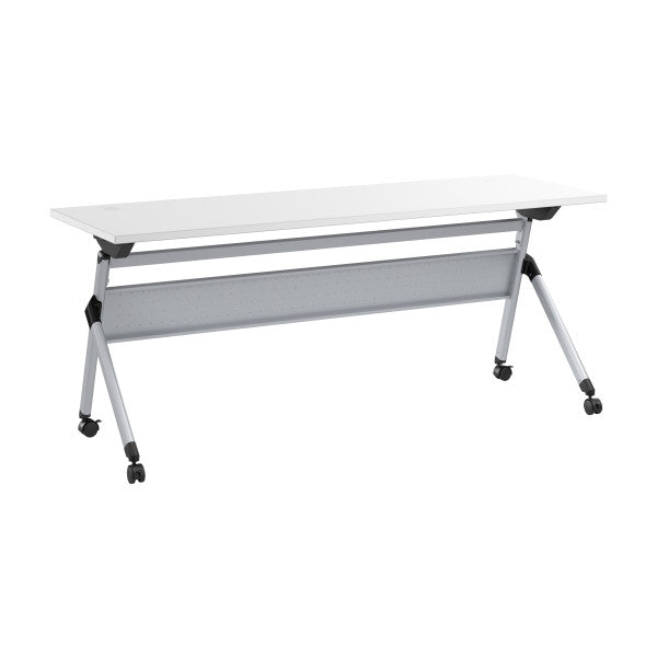 Shop Bush Furniture for you Envision 72W Folding Training Table 02 NVW172WHK  color white cool gray metallic