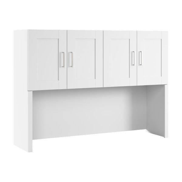 Shop Bush Furniture for you Hampton Heights 60W Hutch 02 HHH160WH  color white