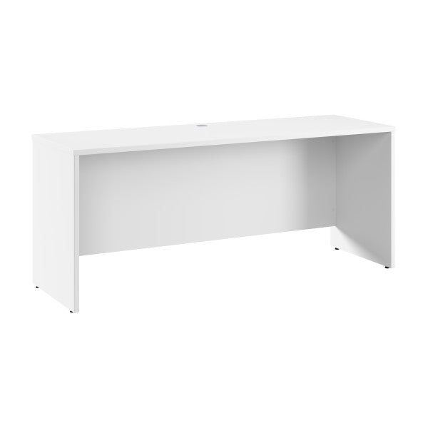 Shop Bush Furniture for you Hampton Heights 72W x 24D Credenza Desk 02 HHD272WH-Z  color white