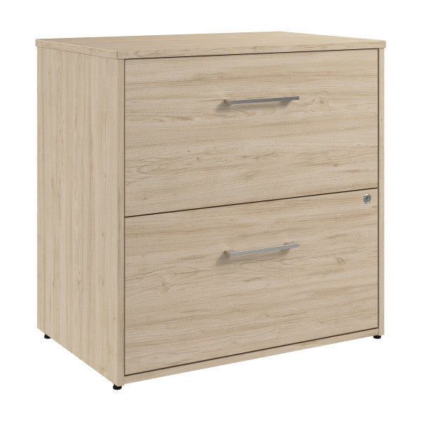 Shop Bush Furniture for you Hustle 2 Drawer Lateral File Cabinet 02 HUF130NE  color natural elm