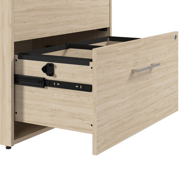 Shop Bush Furniture for you Hustle 2 Drawer Lateral File Cabinet 07 HUF130NE  color natural elm