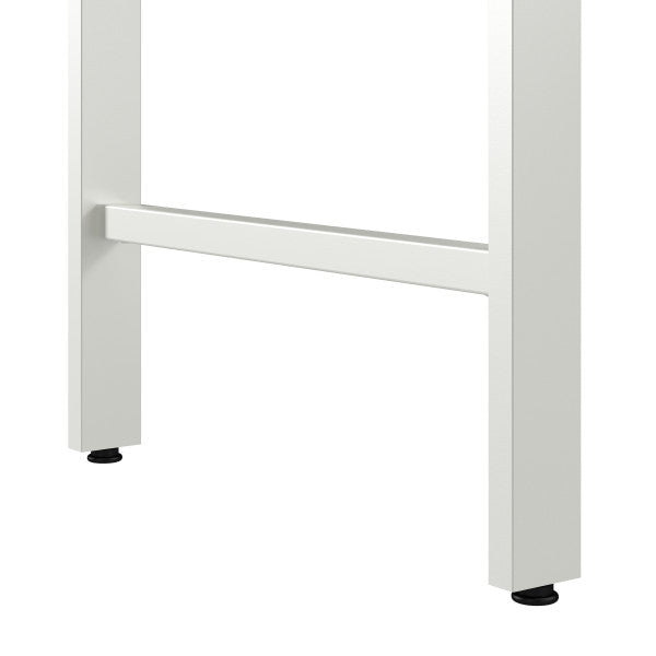 Shop Bush Furniture for you Hustle 48W x 24D Computer Desk with Metal Legs 09 HUD148PG  color platinum gray