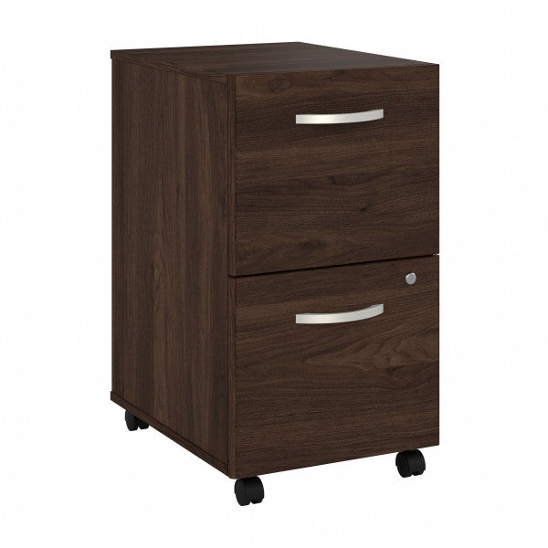 Shop Bush Furniture for you Hybrid 2 Drawer Mobile File Cabinet - Assembled 02 HYF116BWSU-Z  color black walnut