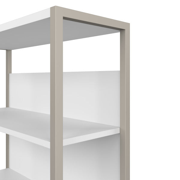 Shop Bush Furniture for you Hybrid 36W Bookcase Hutch 08 HYH236WH  color white