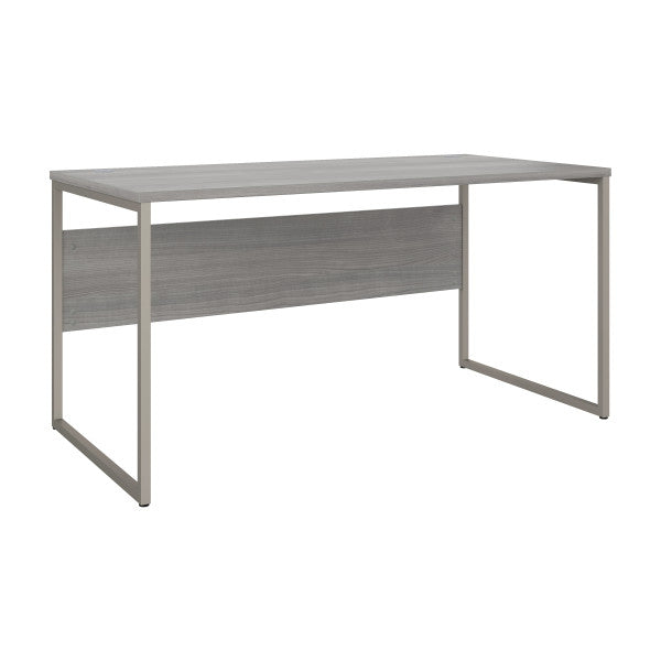 Shop Bush Furniture for you Hybrid 60W x 30D Computer Table Desk with Metal Legs 02 HYD360PG  color platinum gray