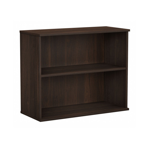 Shop Bush Furniture for you Hybrid Small 2 Shelf Bookcase 02 HY3036BW-Z  color black walnut