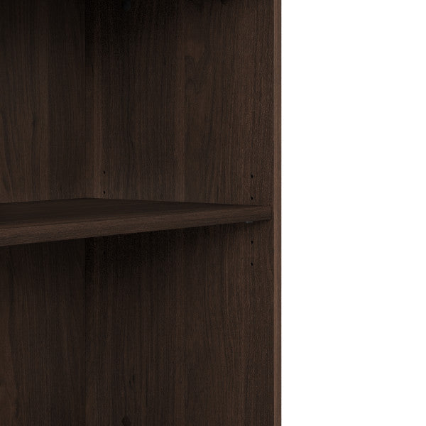 Shop Bush Furniture for you Hybrid Small 2 Shelf Bookcase 07 HY3036BW-Z  color black walnut