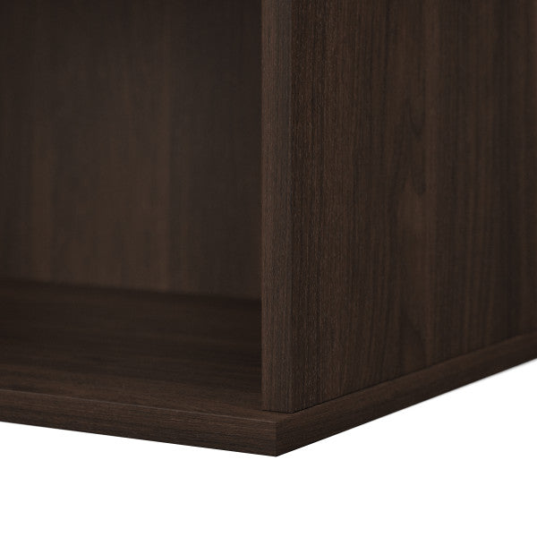 Shop Bush Furniture for you Hybrid Small 2 Shelf Bookcase 09 HY3036BW-Z  color black walnut