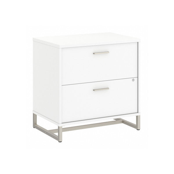 Shop Bush Furniture for you Method 2 Drawer Lateral File Cabinet - Assembled 02 KI70204SU  color white