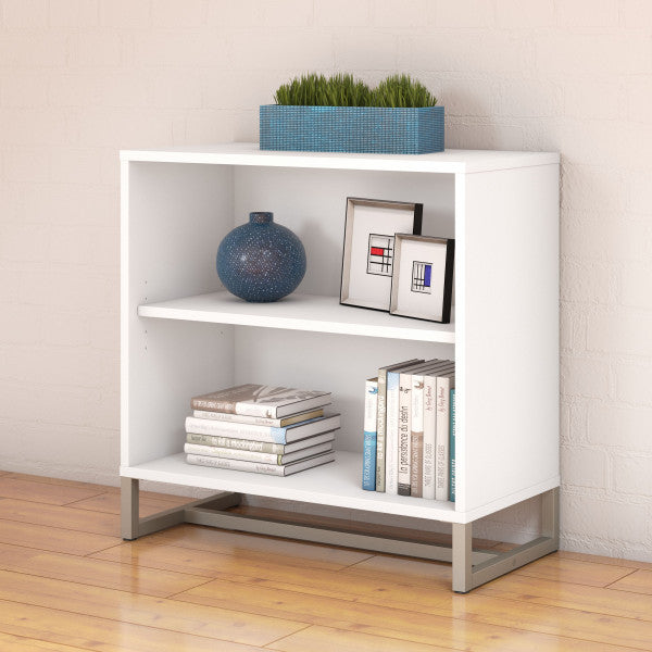 Shop Bush Furniture for you Method 2 Shelf Bookcase Cabinet 01 KI70205  color white