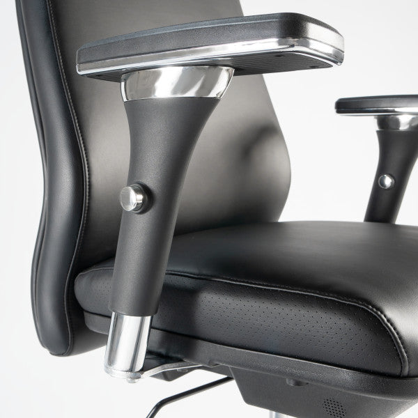 Shop Bush Furniture for you Metropolis High Back Leather Executive Office Chair 08 CH1601BLL-03  color black leather