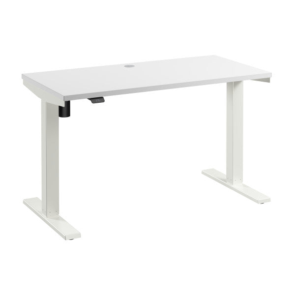 Shop Bush Furniture for you Move 40 Series 48W x 24D Electric Height Adjustable Standing Desk 02 M4S4824WHWK  color white white powder coat