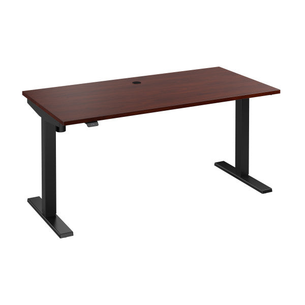 Shop Bush Furniture for you Move 40 Series 60W x 30D Electric Height Adjustable Standing Desk 02 M4S6030HCBK  color hansen cherry black powder coat