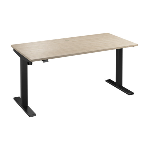 Shop Bush Furniture for you Move 40 Series 60W x 30D Electric Height Adjustable Standing Desk 02 M4S6030NEBK  color natural elm black powder coat