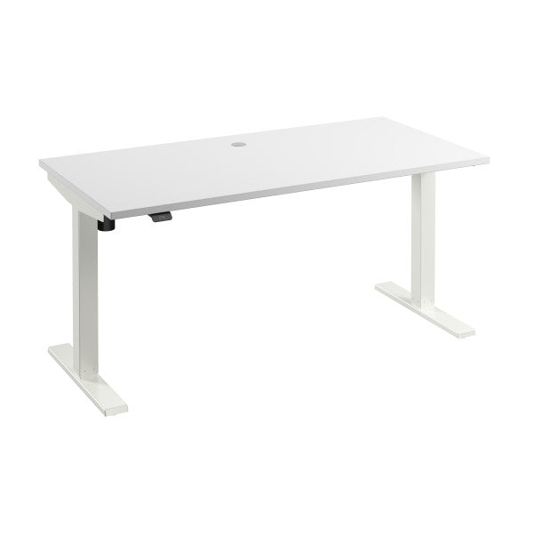 Shop Bush Furniture for you Move 40 Series 60W x 30D Electric Height Adjustable Standing Desk 02 M4S6030WHWK  color white white powder coat