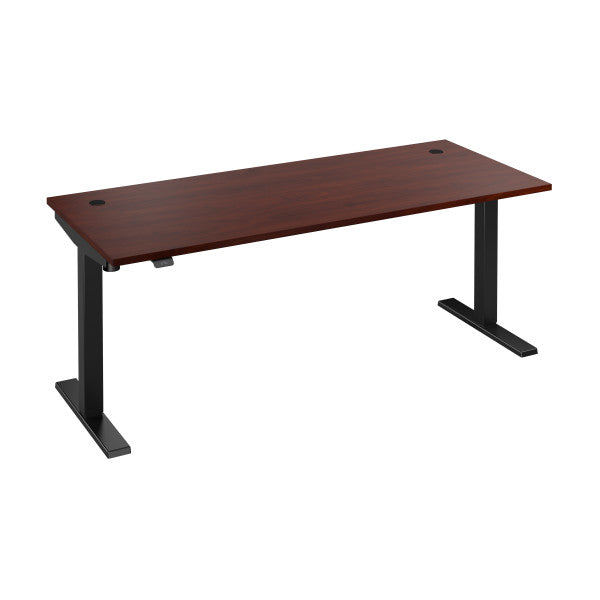 Shop Bush Furniture for you Move 40 Series 72W x 30D Electric Height Adjustable Standing Desk 02 M4S7230HCBK  color hansen cherry black powder coat