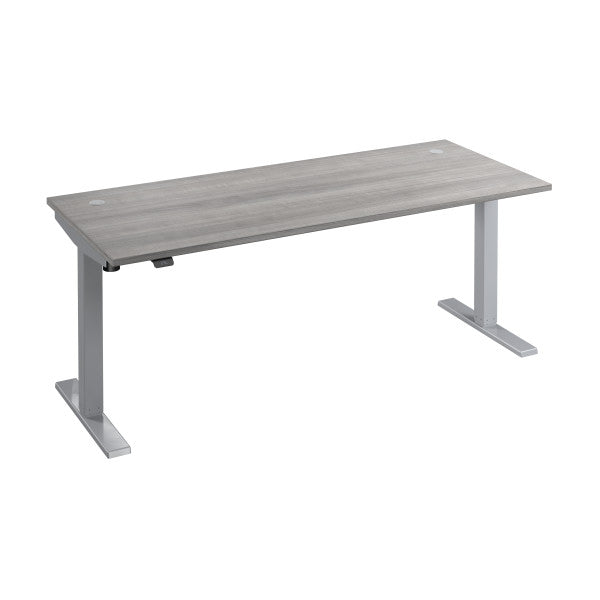 Shop Bush Furniture for you Move 40 Series 72W x 30D Electric Height Adjustable Standing Desk 02 M4S7230PGSK  color platinum gray cool gray metallic