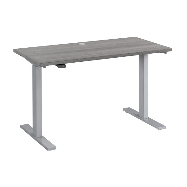 Shop Bush Furniture for you Move 60 Series 48W x 24D Electric Height Adjustable Standing Desk 02 M6S4824PGSK  color platinum gray cool gray metallic