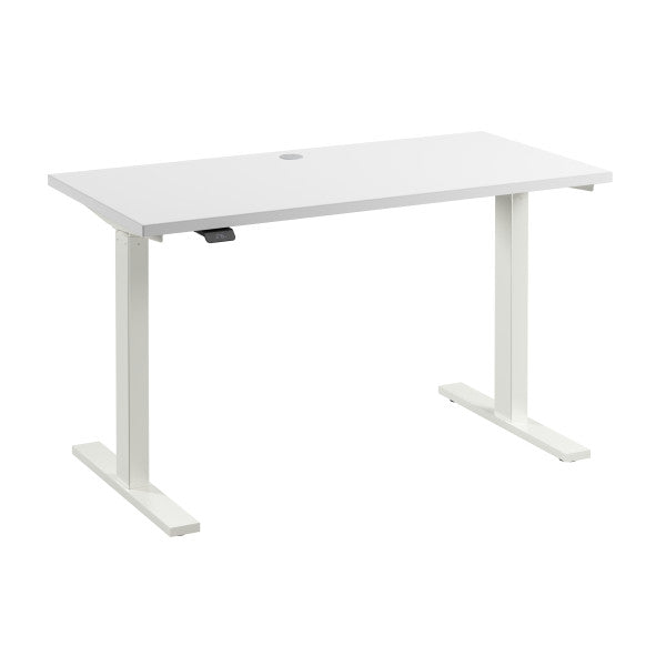 Shop Bush Furniture for you Move 60 Series 48W x 24D Electric Height Adjustable Standing Desk 02 M6S4824WHWK  color white white powder coat