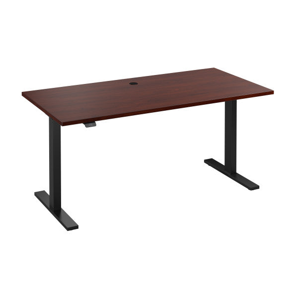 Shop Bush Furniture for you Move 60 Series 60W x 30D Electric Height Adjustable Standing Desk 02 M6S6030HCBK  color hansen cherry black powder coat