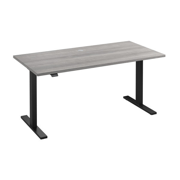 Shop Bush Furniture for you Move 60 Series 60W x 30D Electric Height Adjustable Standing Desk 02 M6S6030PGBK  color platinum gray black powder coat