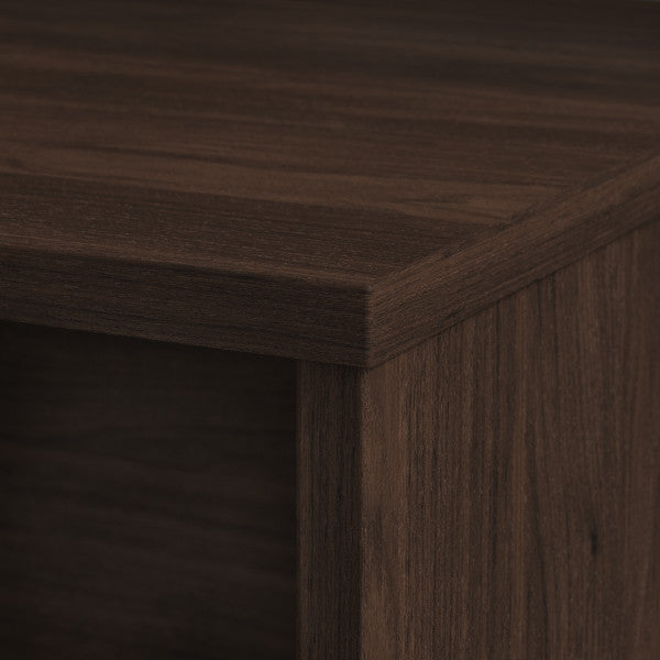 Shop Bush Furniture for you Office 500 72W Desk Hutch 09 OFH172BWK  color black walnut