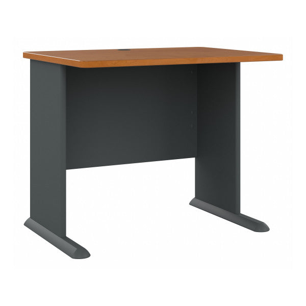 Shop Bush Furniture for you Series A 36W Desk 02 WC57436  color natural cherry slate