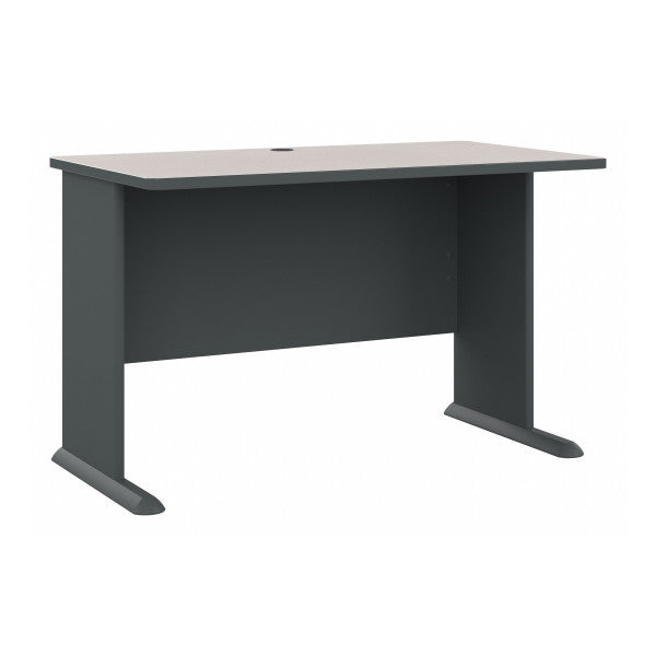 Shop Bush Furniture for you Series A 48W Desk 02 WC8448A  color slate white spectrum