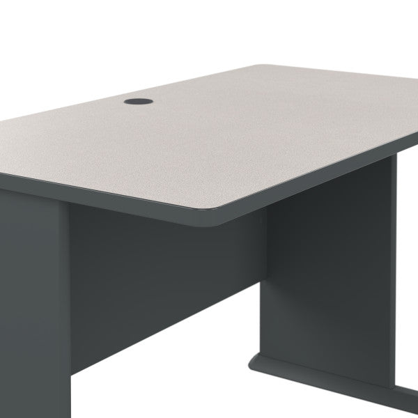 Shop Bush Furniture for you Series A 48W Desk 08 WC8448A  color slate white spectrum