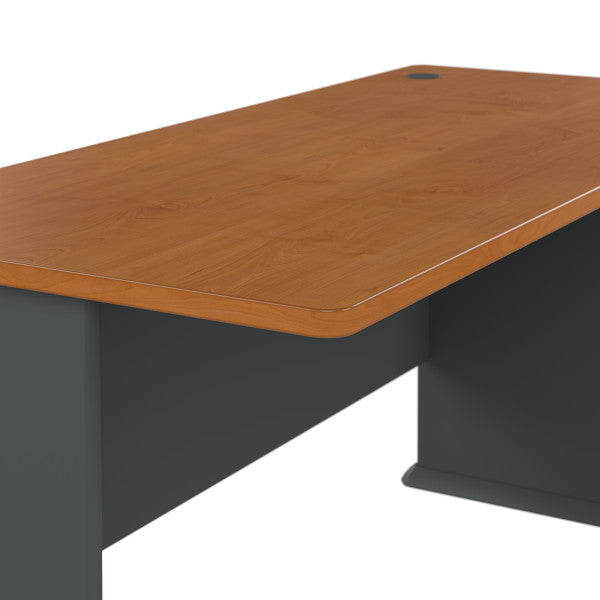 Shop Bush Furniture for you Series A 60W Desk 08 WC57460  color natural cherry slate