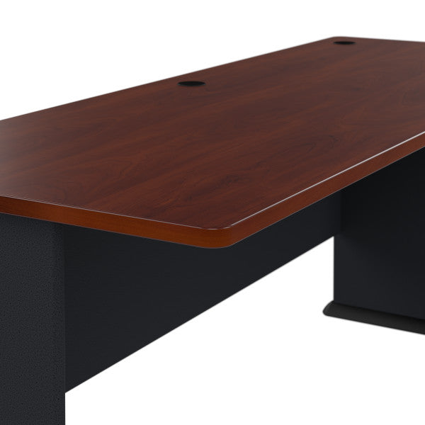 Shop Bush Furniture for you Series A 72W Desk 08 WC94472  color hansen cherry galaxy