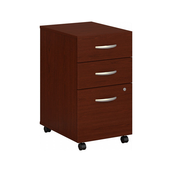 Shop Bush Furniture for you Series C 3 Drawer Mobile File Cabinet - Assembled 02 WC36753SU  color mahogany