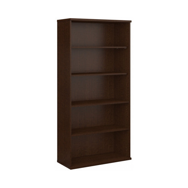 Shop Bush Furniture for you Series C 36W 5 Shelf Bookcase 02 WC12914  color mocha cherry